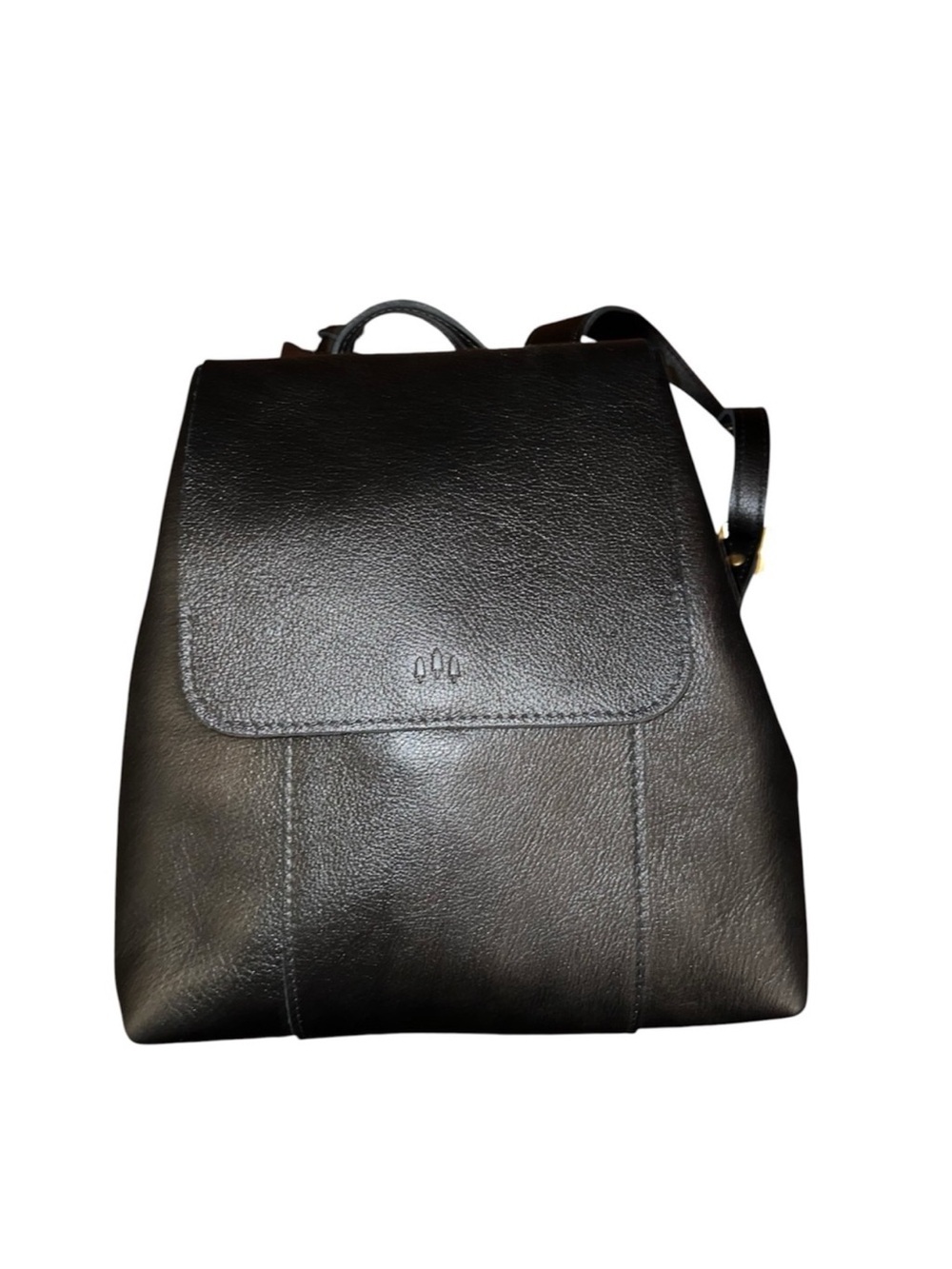 Brand New Portland Leather Goods Boston Backpack in Pebbled Black with Tag
